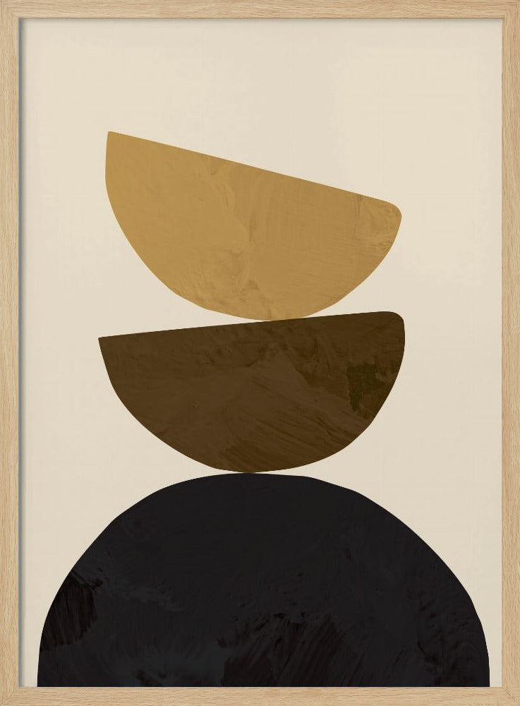 Geometrisch Geel | Poster