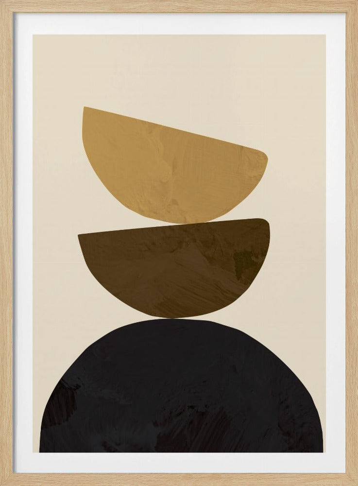 Geometrisch Geel | Poster