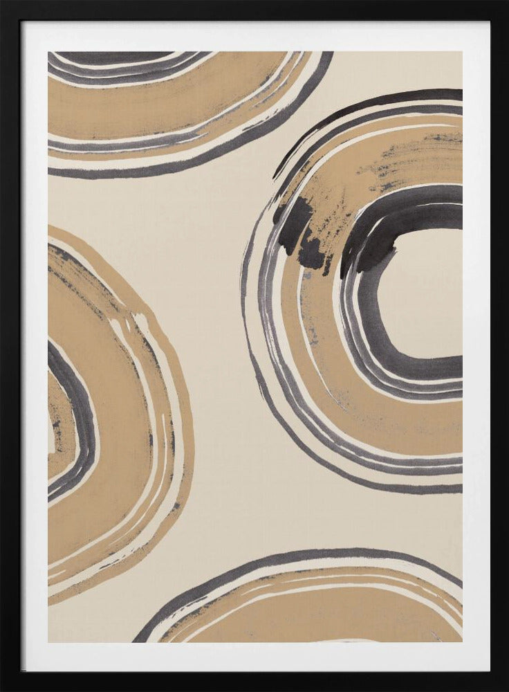 Abstracte cirkels | Poster