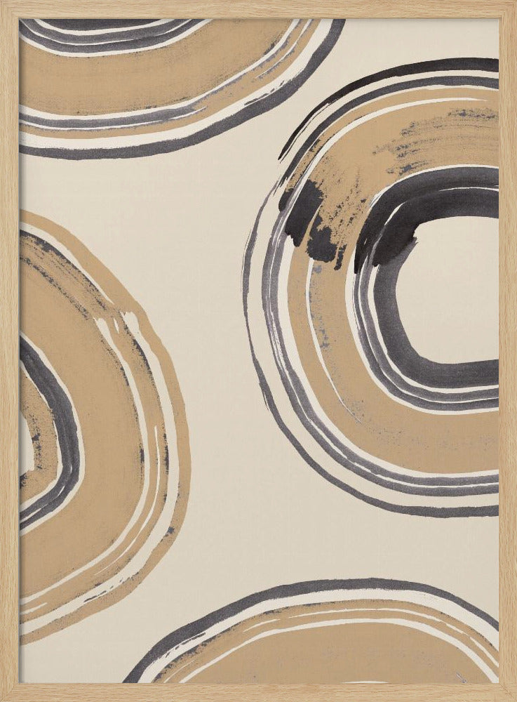Abstracte cirkels | Poster