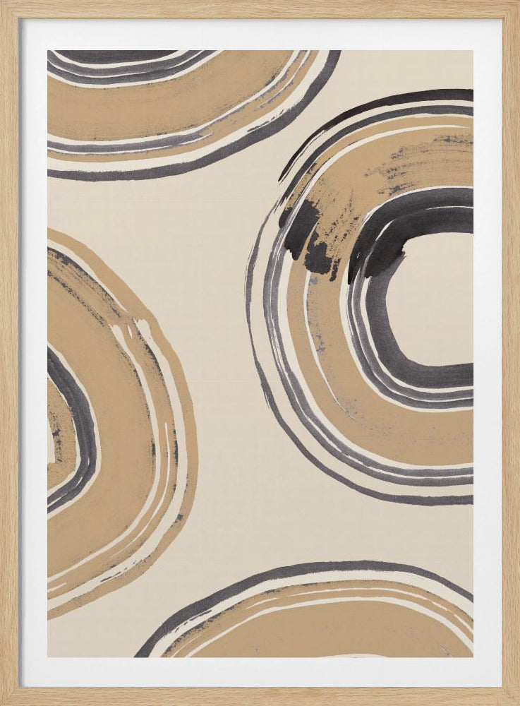 Abstracte cirkels | Poster
