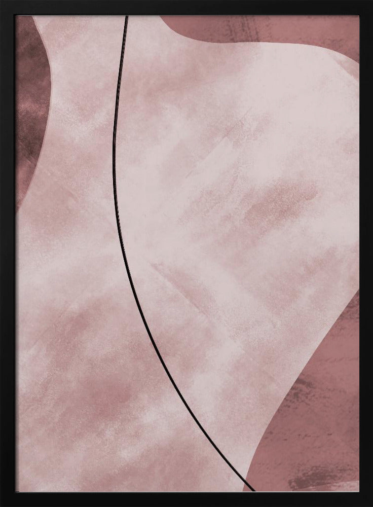 Abstract Shapes Pink | Poster