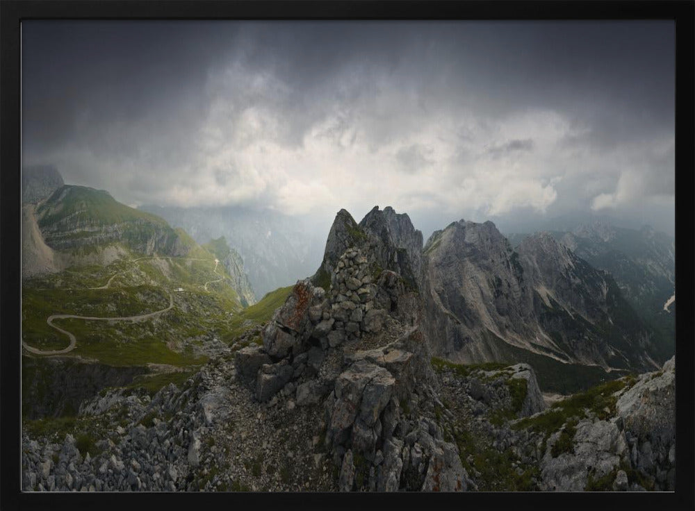 Bizar bergpanorama | Poster
