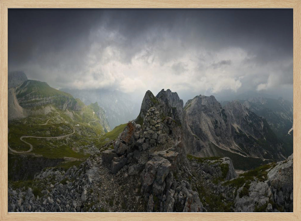 Bizar bergpanorama | Poster