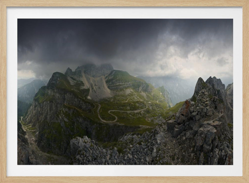 Bizar bergpanorama | Poster