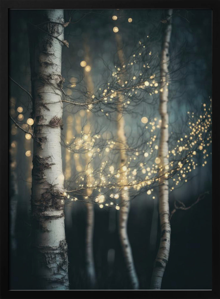Schitterend berkenbos | Poster
