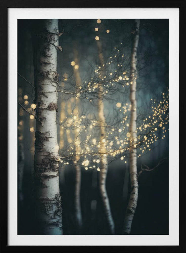Schitterend berkenbos | Poster