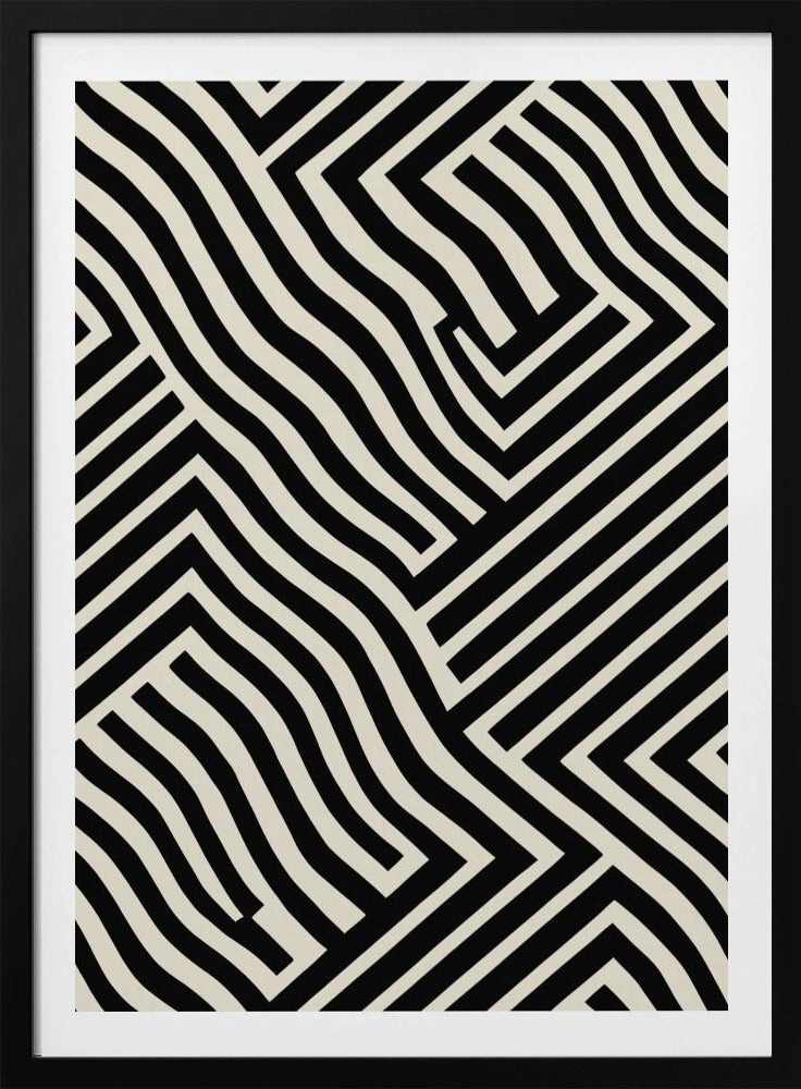 Zebra Doolhof | Poster