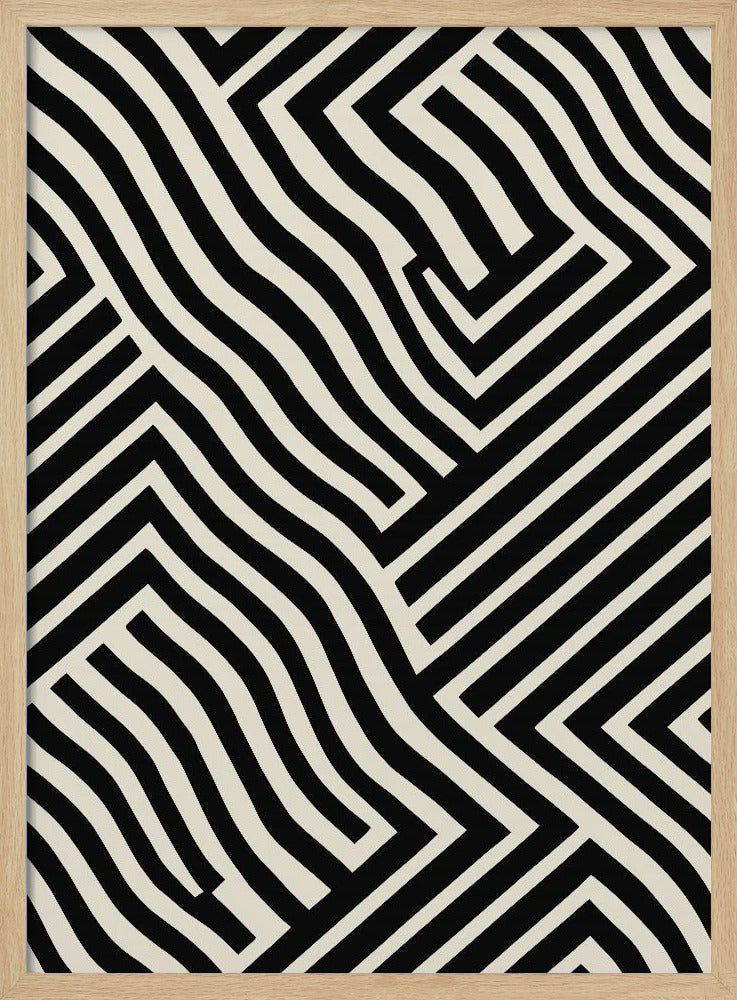 Zebra Doolhof | Poster