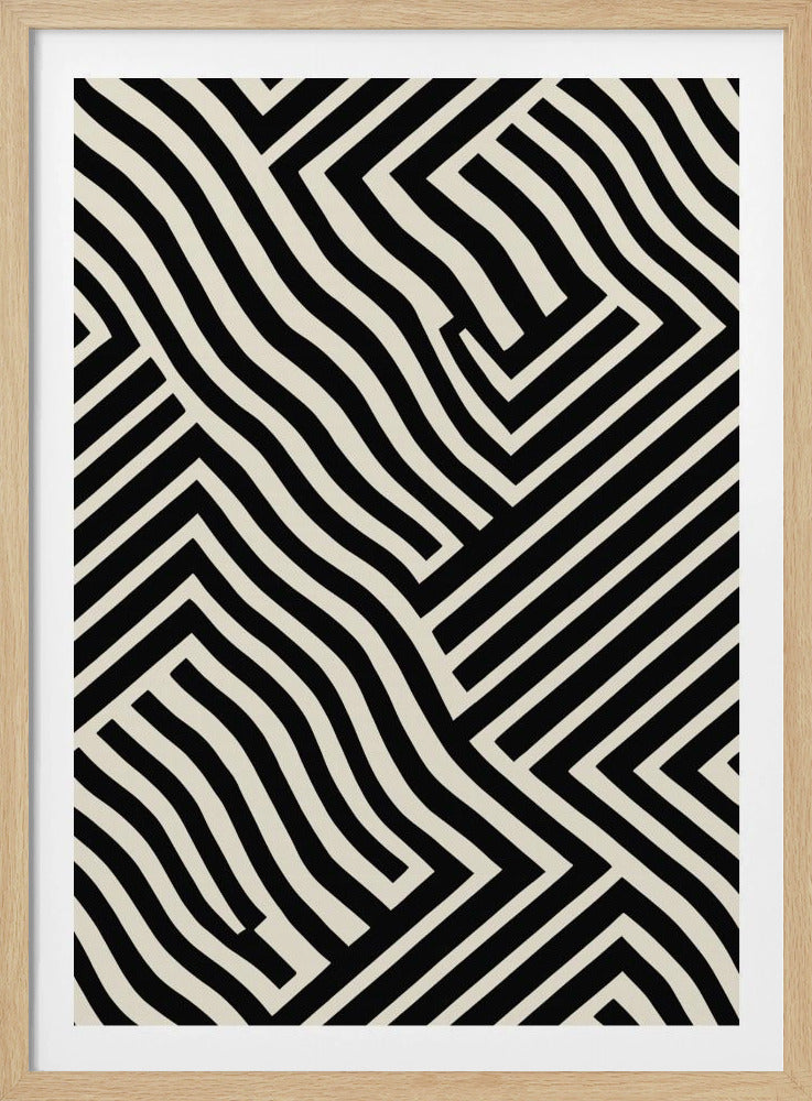 Zebra Doolhof | Poster