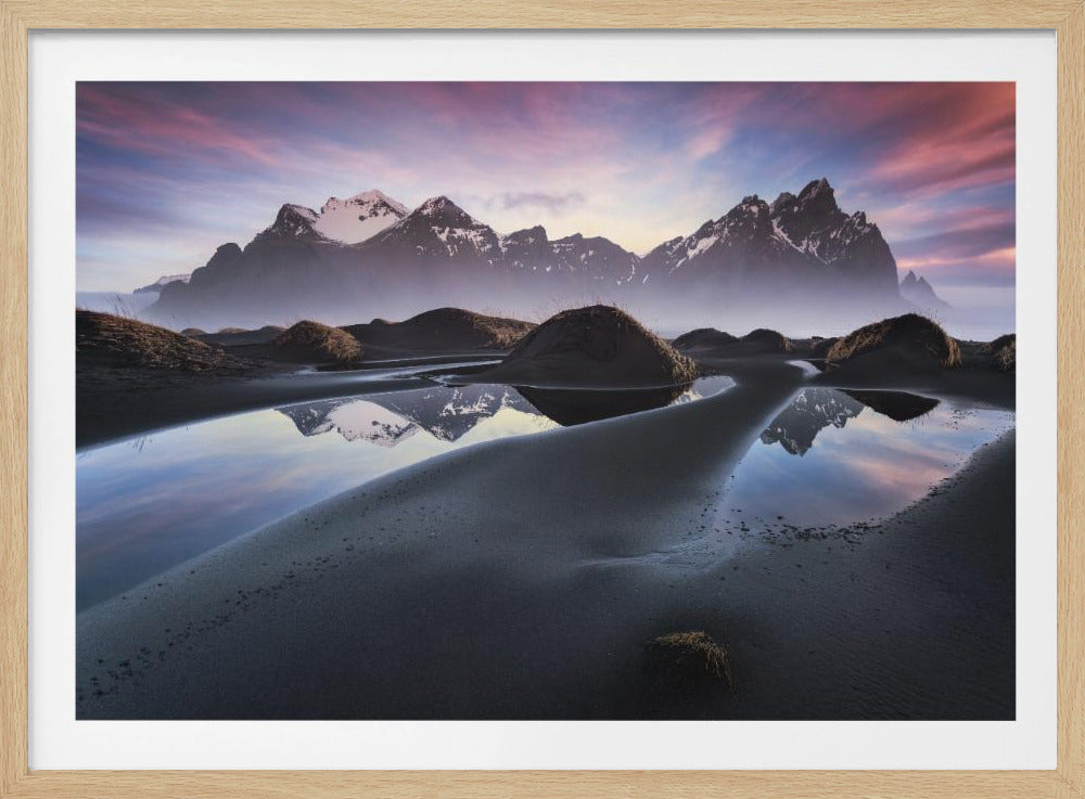 Gloeiende Vestrahorn | Poster