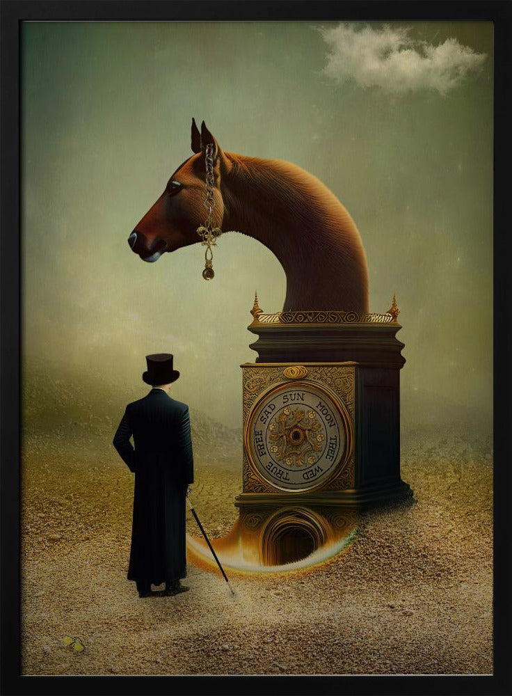 De zet van de ridder. | Poster