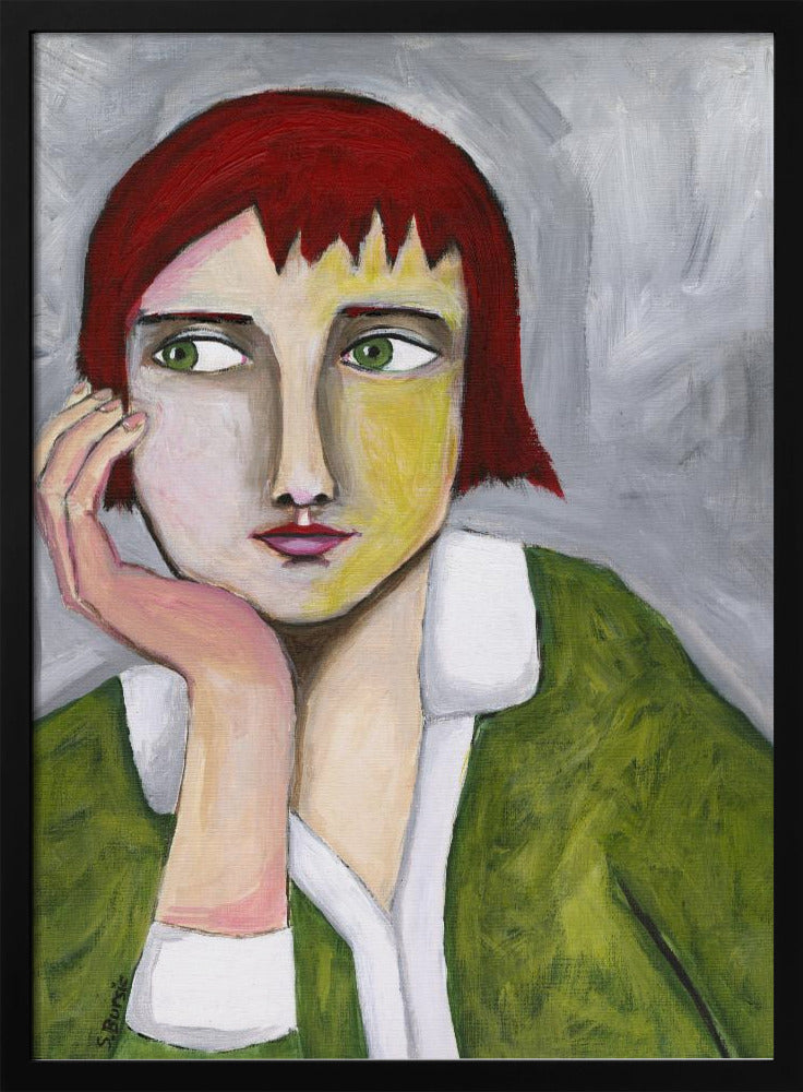 Denkende Dame | Poster