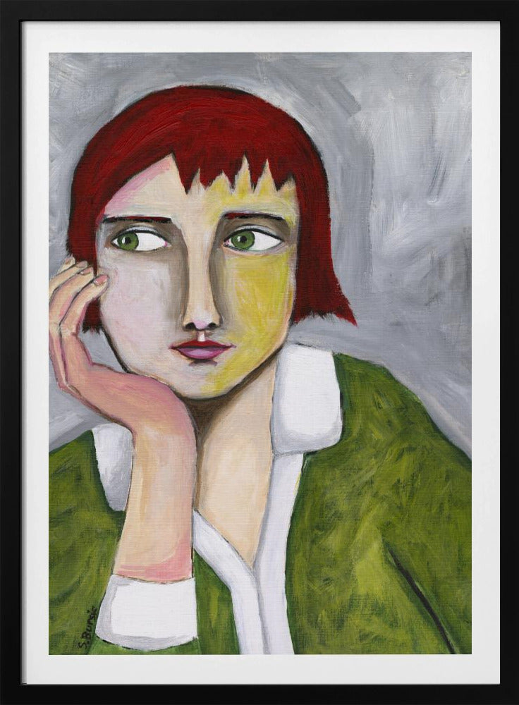 Denkende Dame | Poster