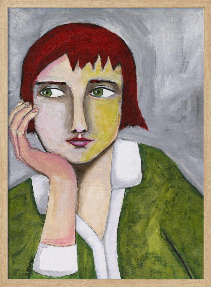 Denkende Dame | Poster