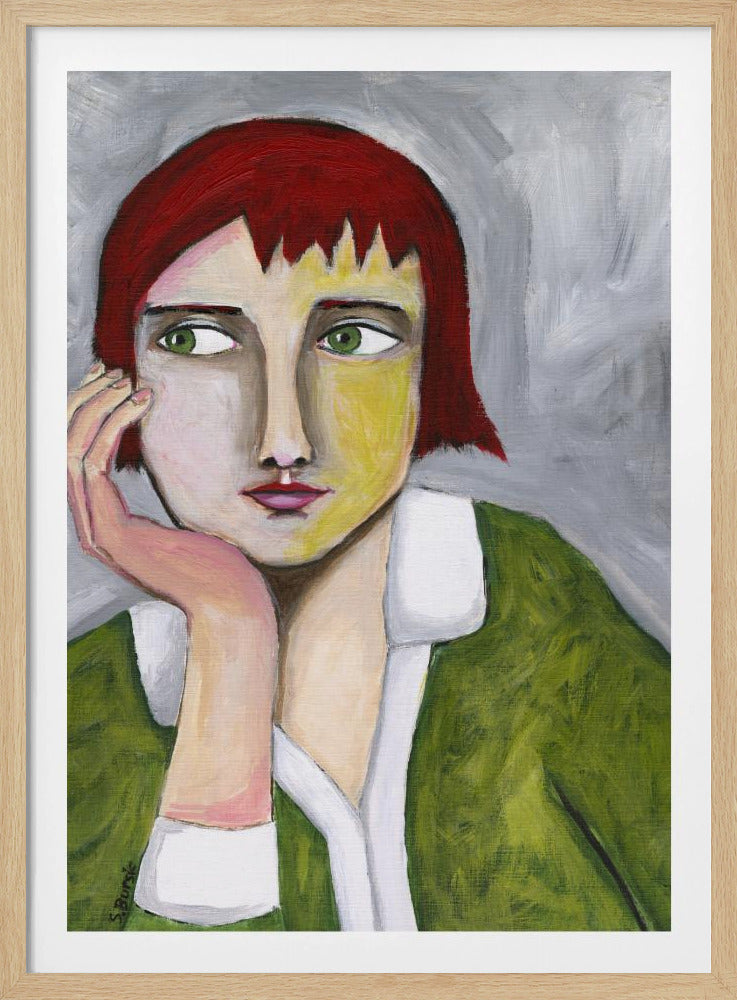 Denkende Dame | Poster