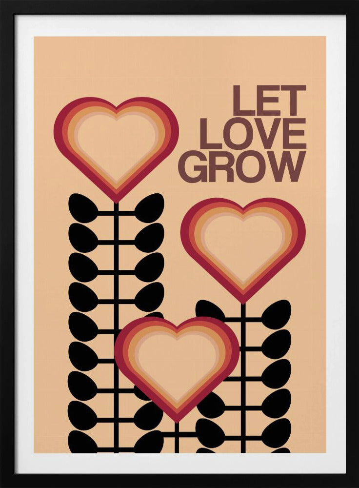 Laat Liefde Groeien Crème | Poster