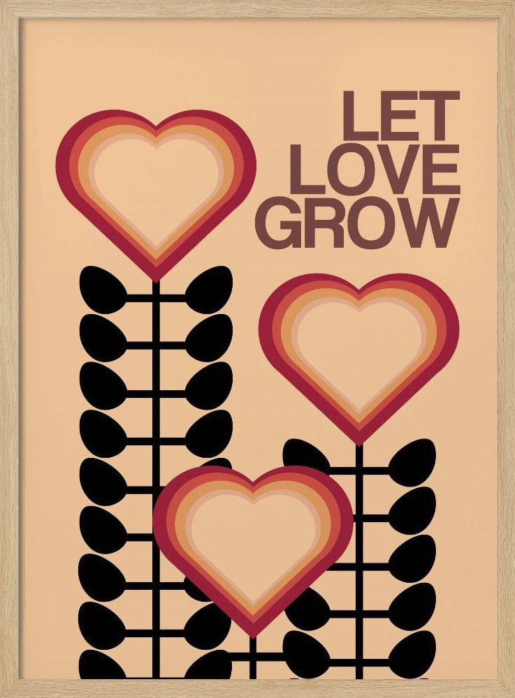 Laat Liefde Groeien Crème | Poster