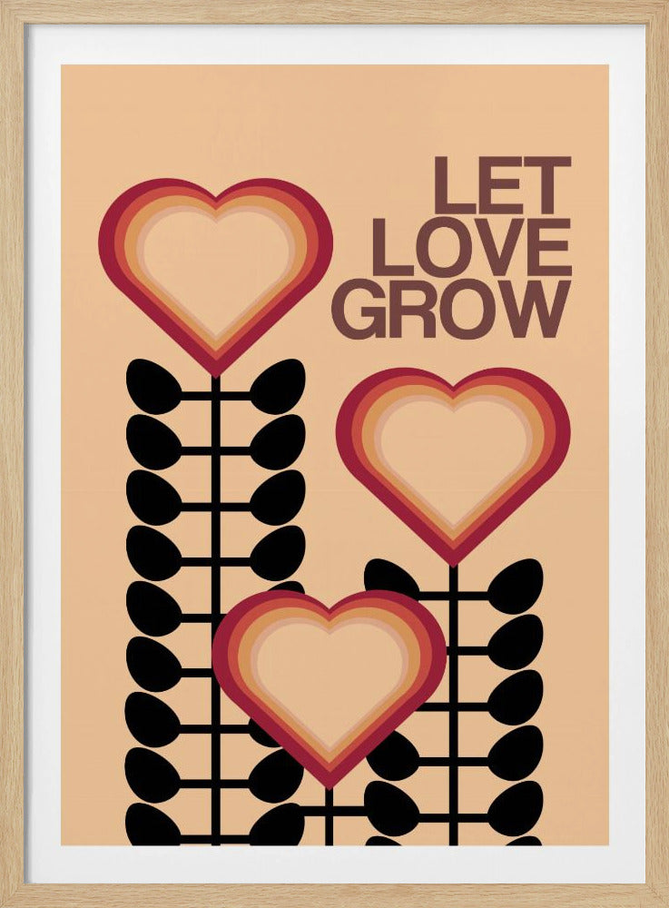 Laat Liefde Groeien Crème | Poster