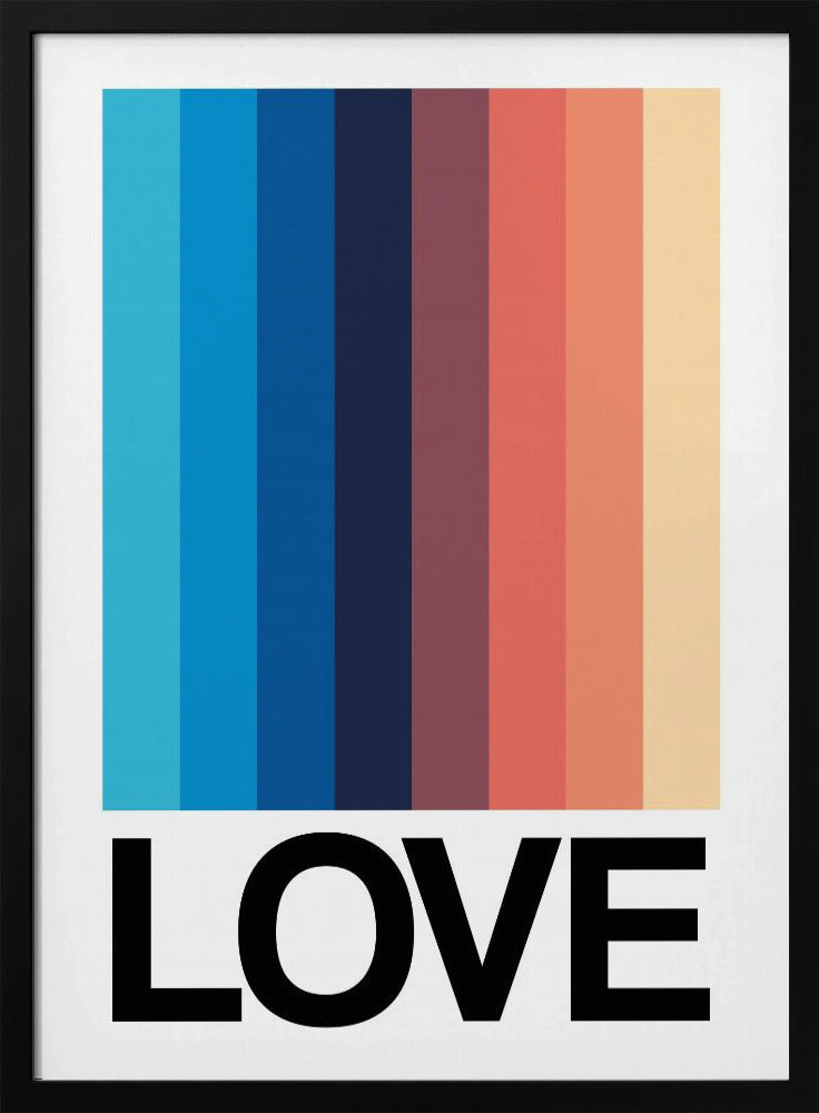 Mirror Stripe LIEFDE | Poster