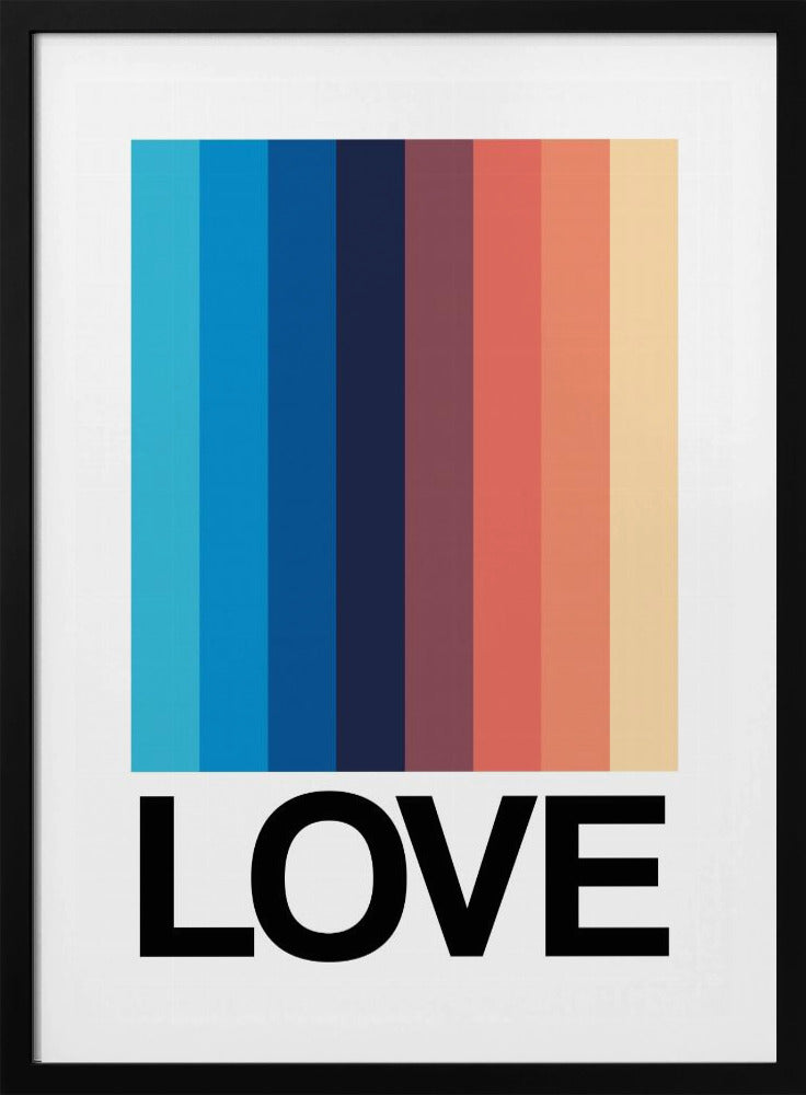 Mirror Stripe LIEFDE | Poster
