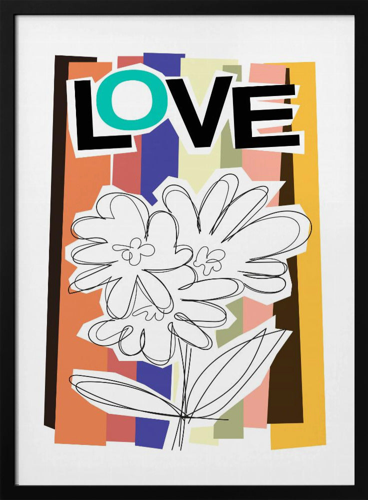 Krabbelbloem vervaagd | Poster