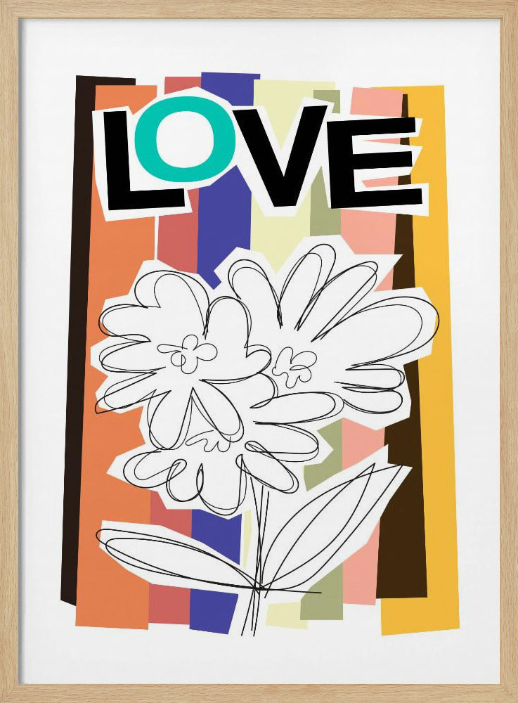 Krabbelbloem vervaagd | Poster