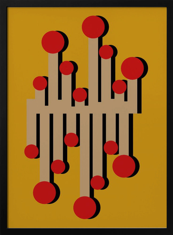 De Telephonist Mustard uit 1968 | Poster