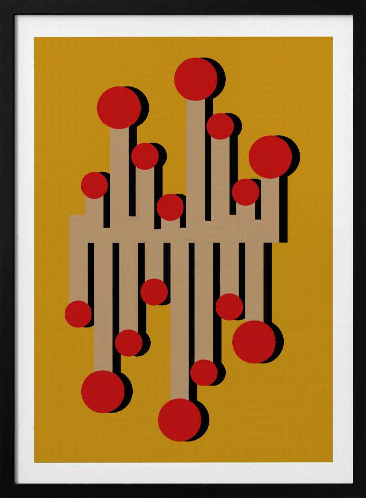 De Telephonist Mustard uit 1968 | Poster