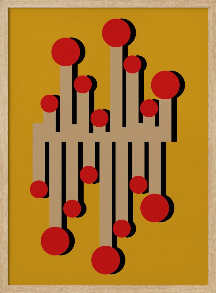 De Telephonist Mustard uit 1968 | Poster