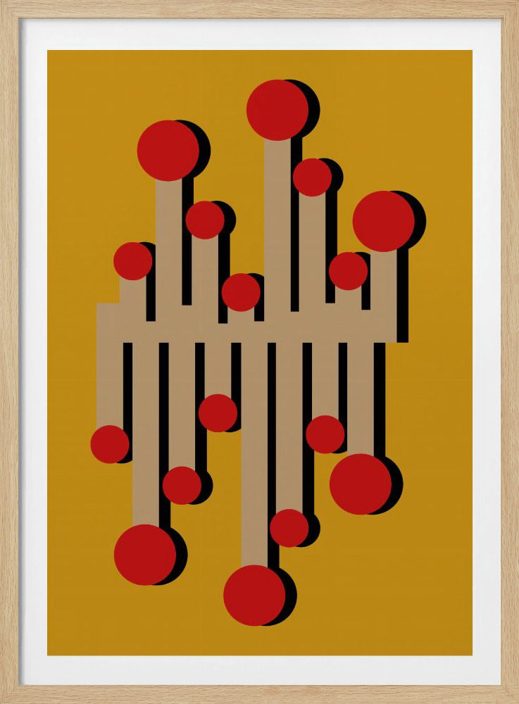 De Telephonist Mustard uit 1968 | Poster