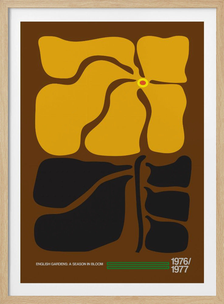 Engelse Tuinen Bruin | Poster