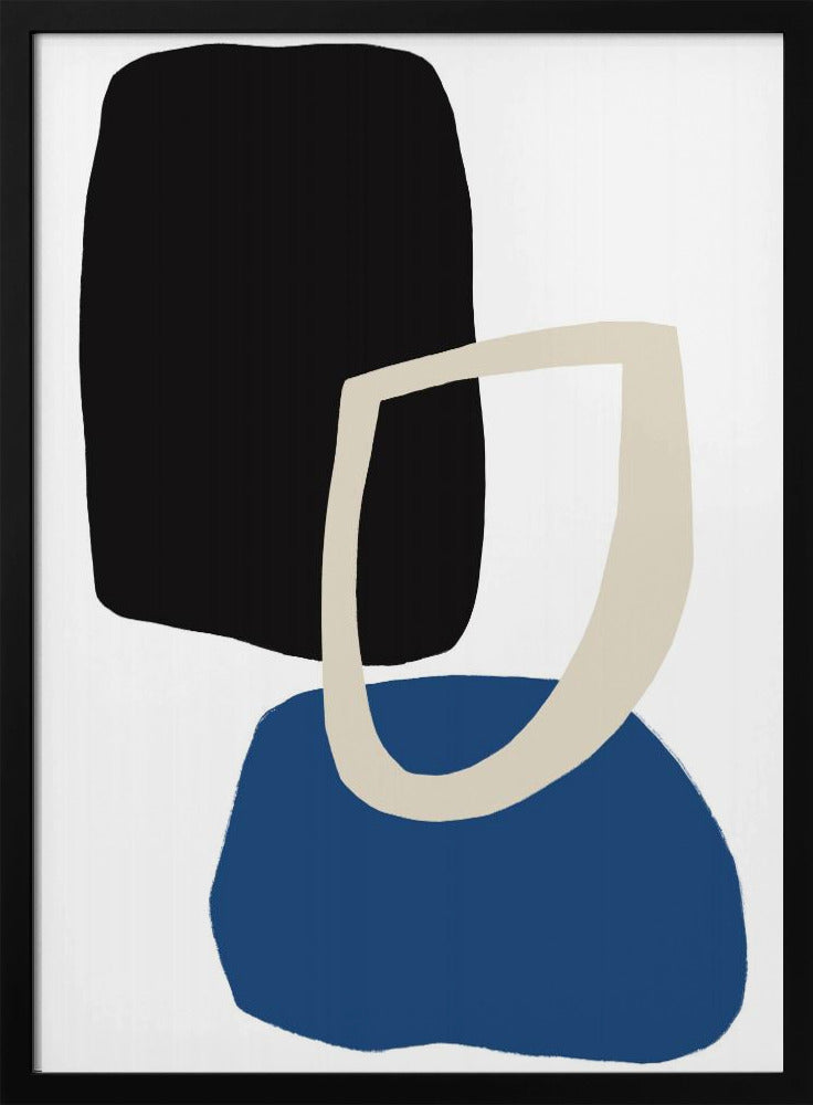 Kleurrijke, opvallende geometrische vormen | Poster