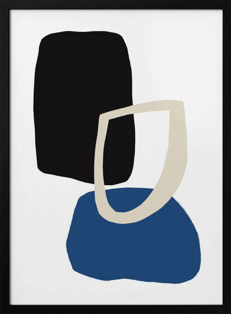 Kleurrijke, opvallende geometrische vormen | Poster