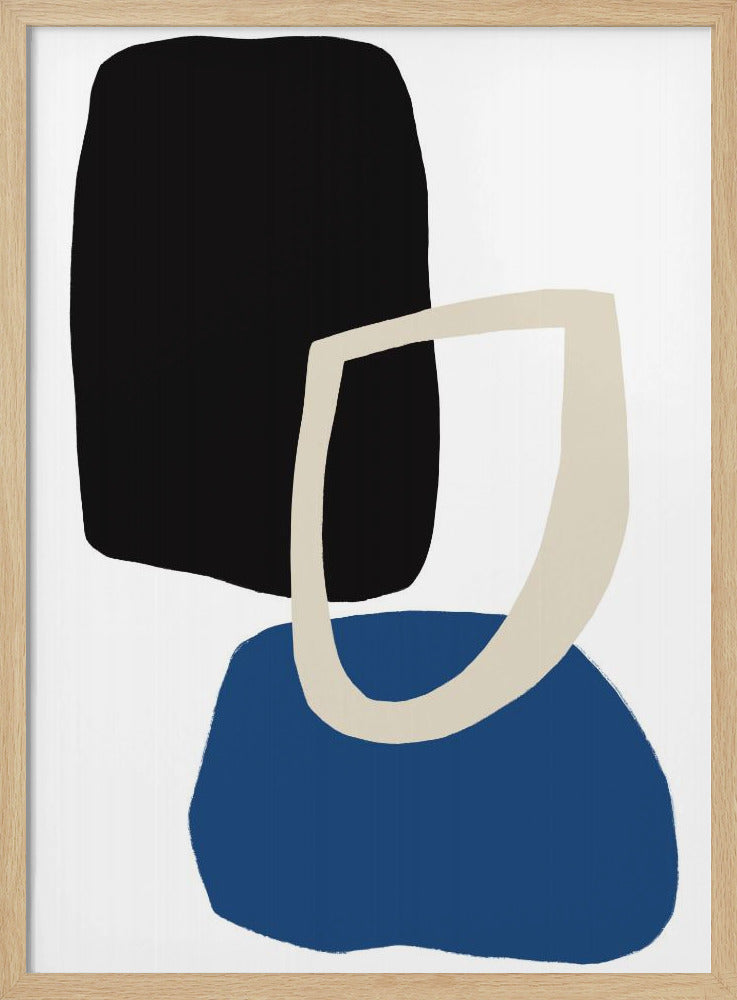 Kleurrijke, opvallende geometrische vormen | Poster