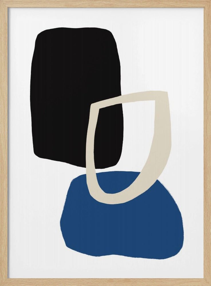 Kleurrijke, opvallende geometrische vormen | Poster