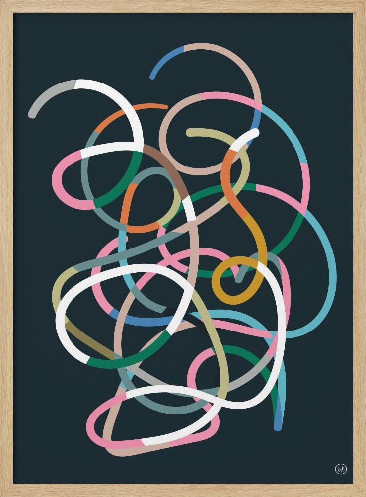 Kleurlijnen | Poster