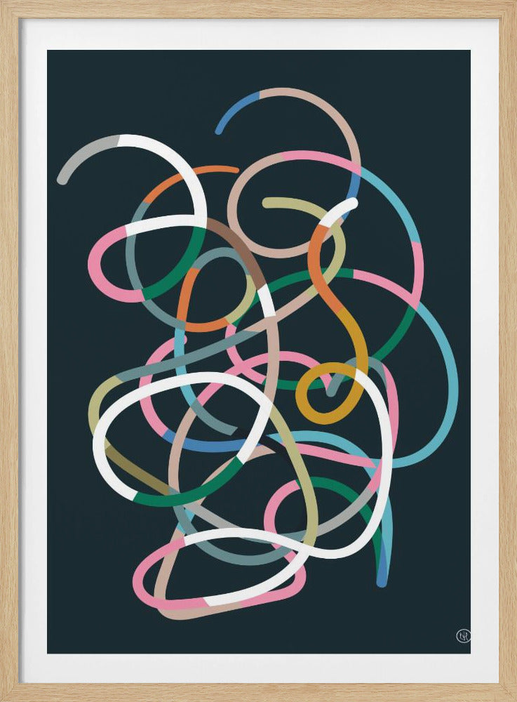 Kleurlijnen | Poster