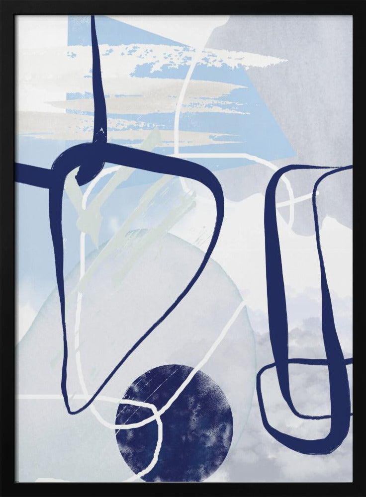 Lines of Blue-1 | Poster