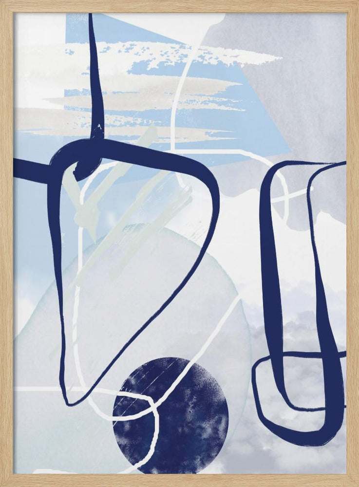 Lines of Blue-1 | Poster