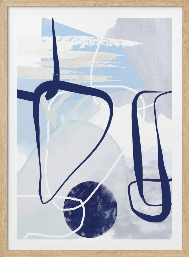 Lines of Blue-1 | Poster