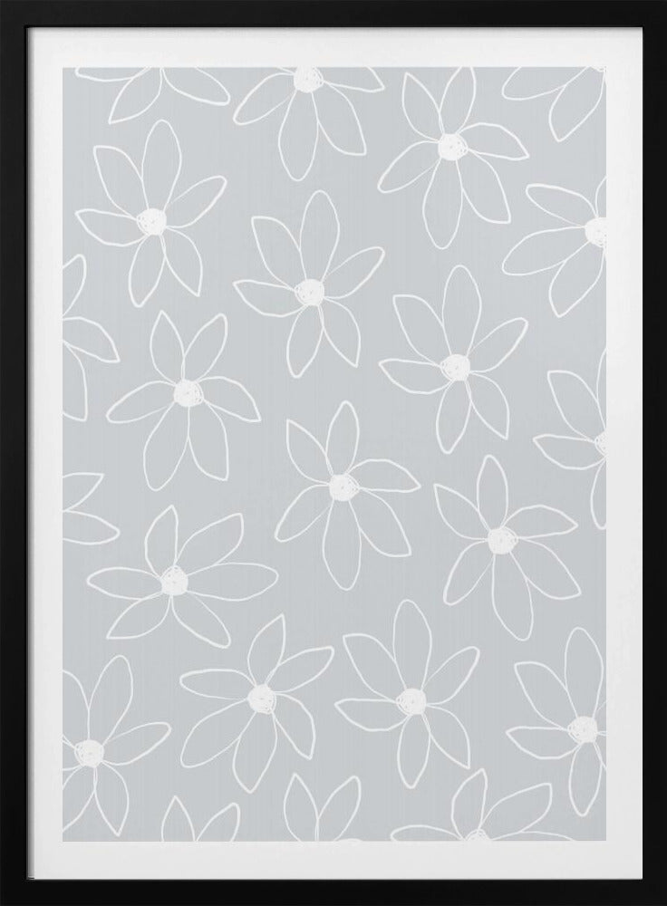 Luchtige bloemen | Poster