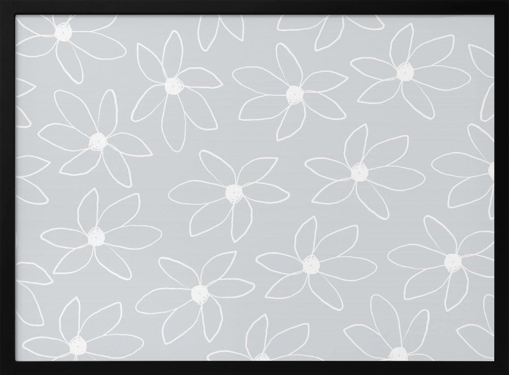 Luchtige bloemen | Poster