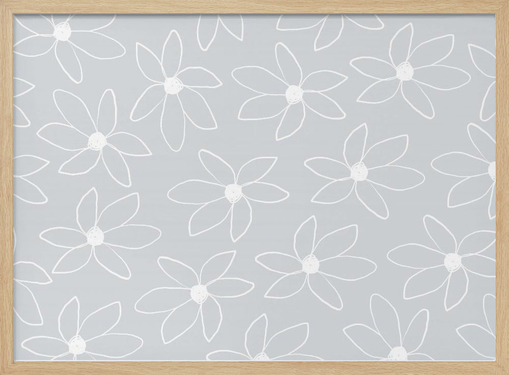 Luchtige bloemen | Poster