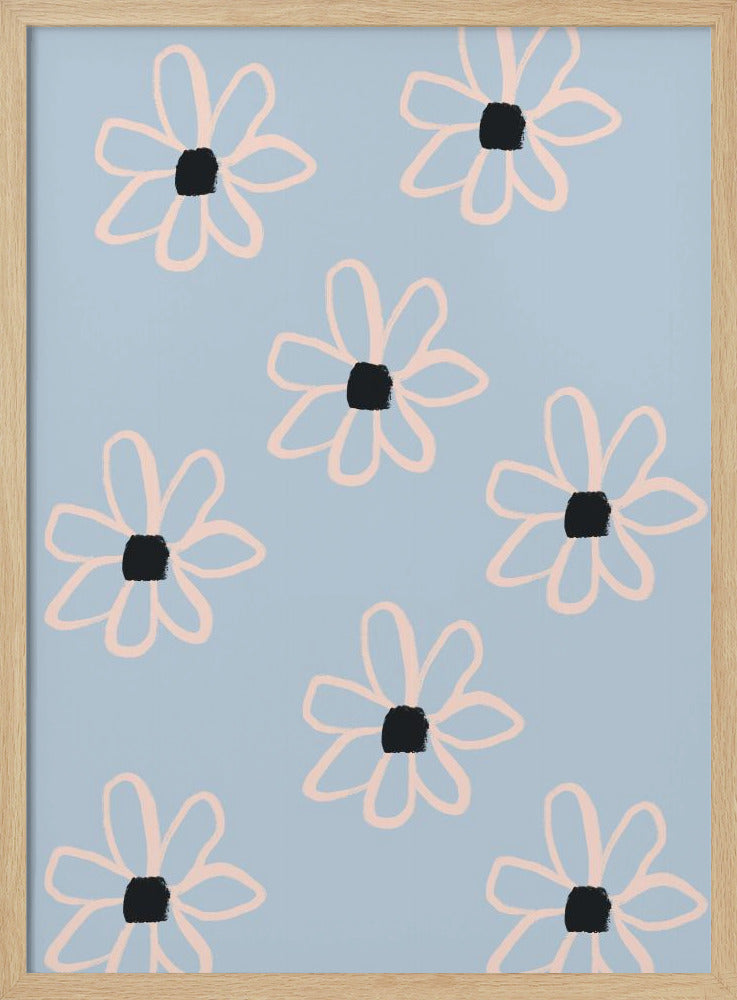 Gedurfde bloemen | Poster
