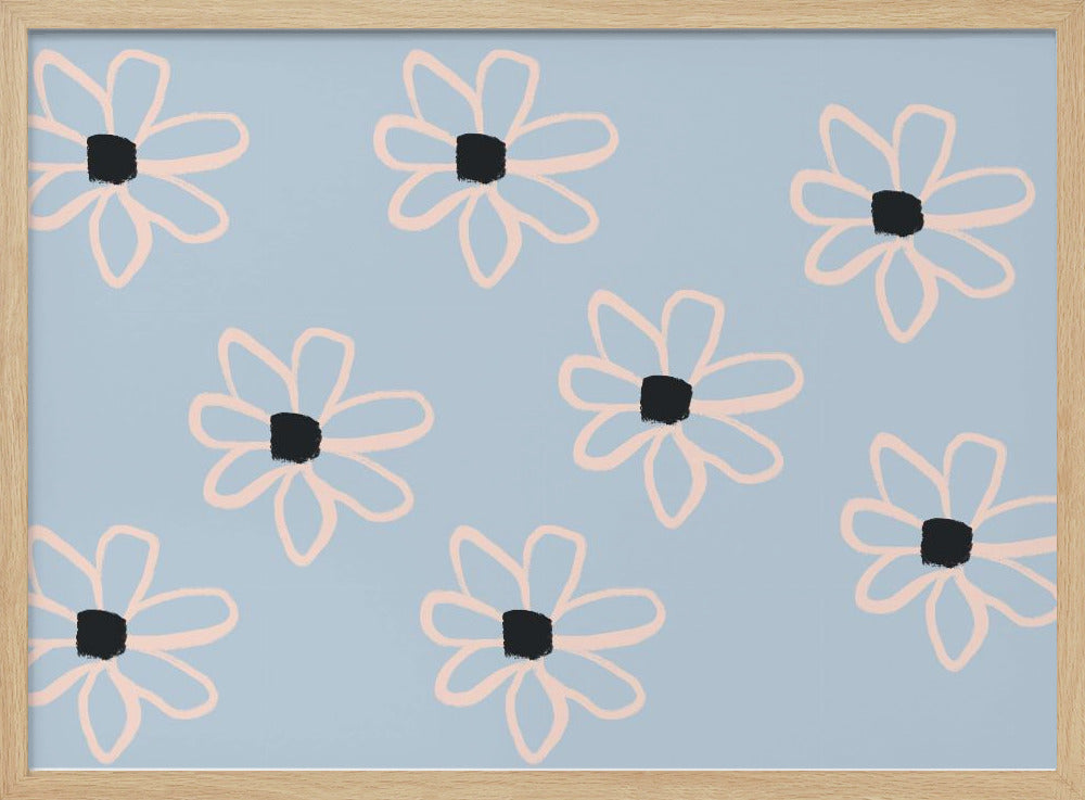 Gedurfde bloemen | Poster
