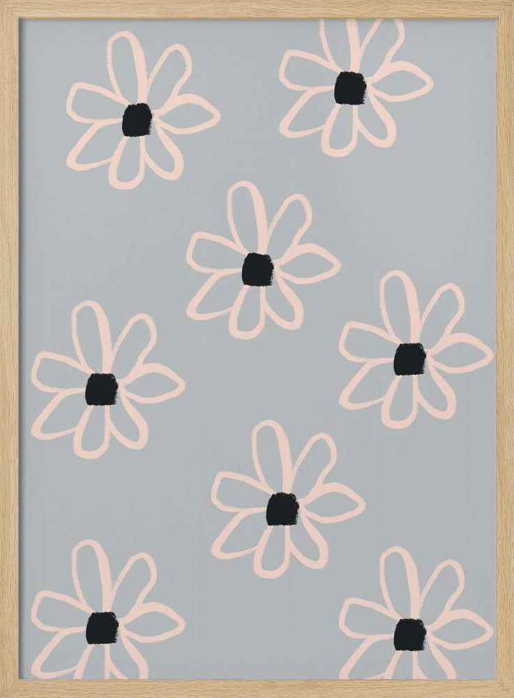 Gedurfde bloemen | Poster