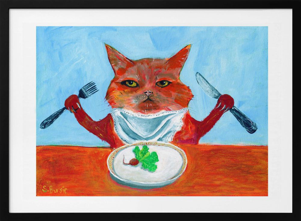 Veganistische kat | Poster