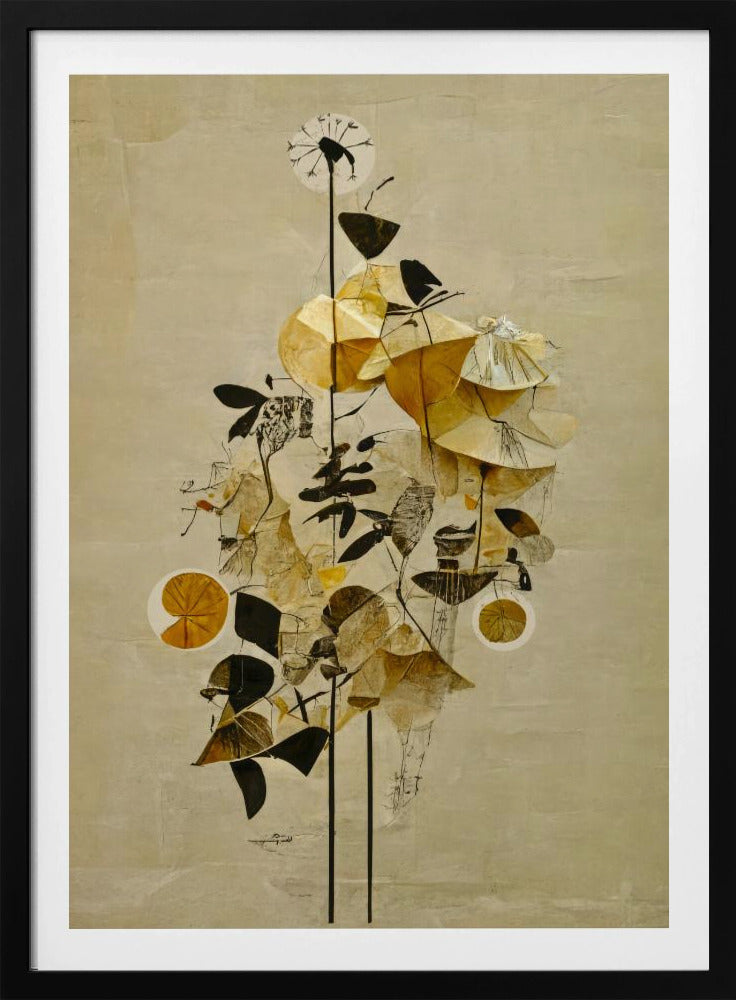 Gouden Bloesems | Poster