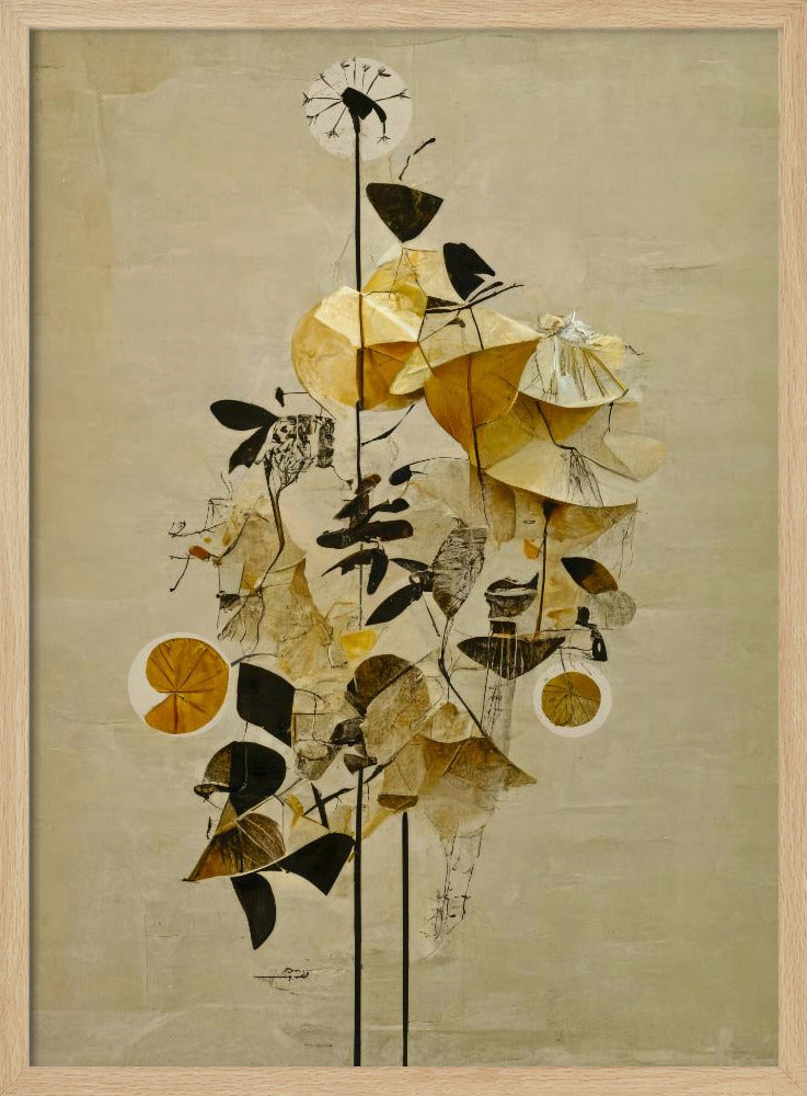 Gouden Bloesems | Poster
